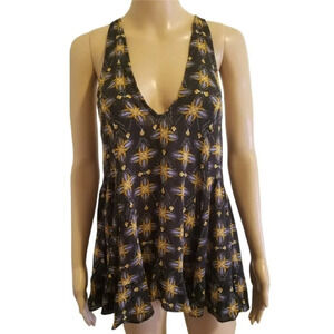 Free People Smocked Sides Tunic Top